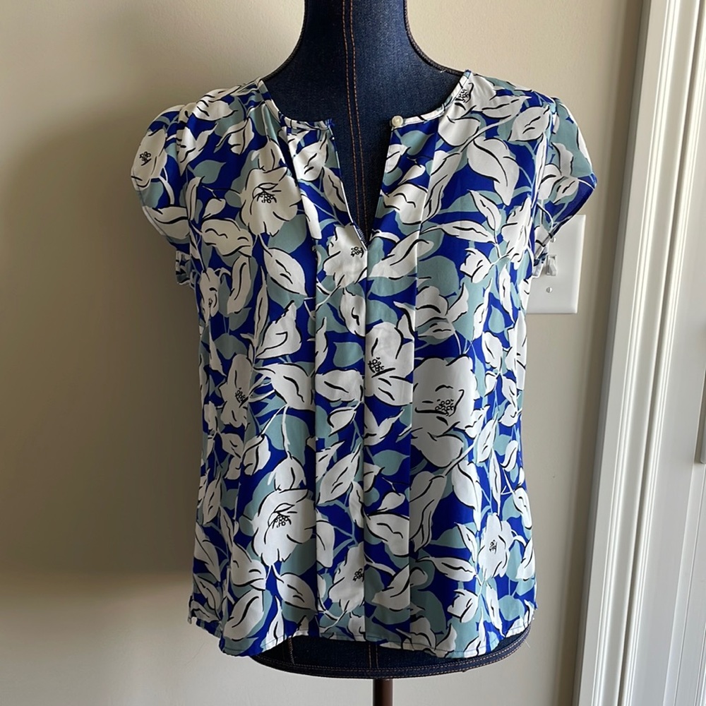 Ann Taylor Sz S Women’s Top Shirt Blouse Short Sleeve